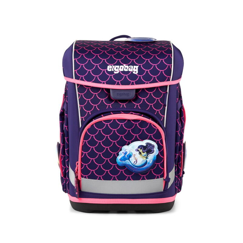 ergobag cubo light, Schulranzen-Set, 5-teilig, PerlentauchB�r, Color flash Edition Bild 2