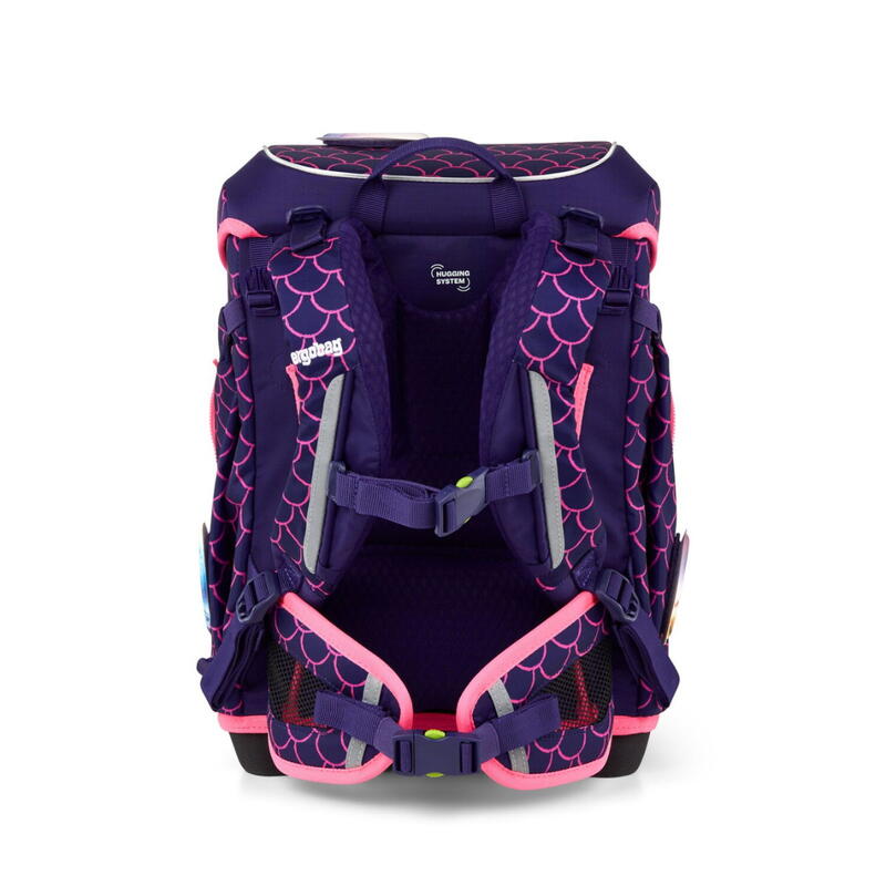 ergobag cubo light, Schulranzen-Set, 5-teilig, PerlentauchB�r, Color flash Edition Bild 3