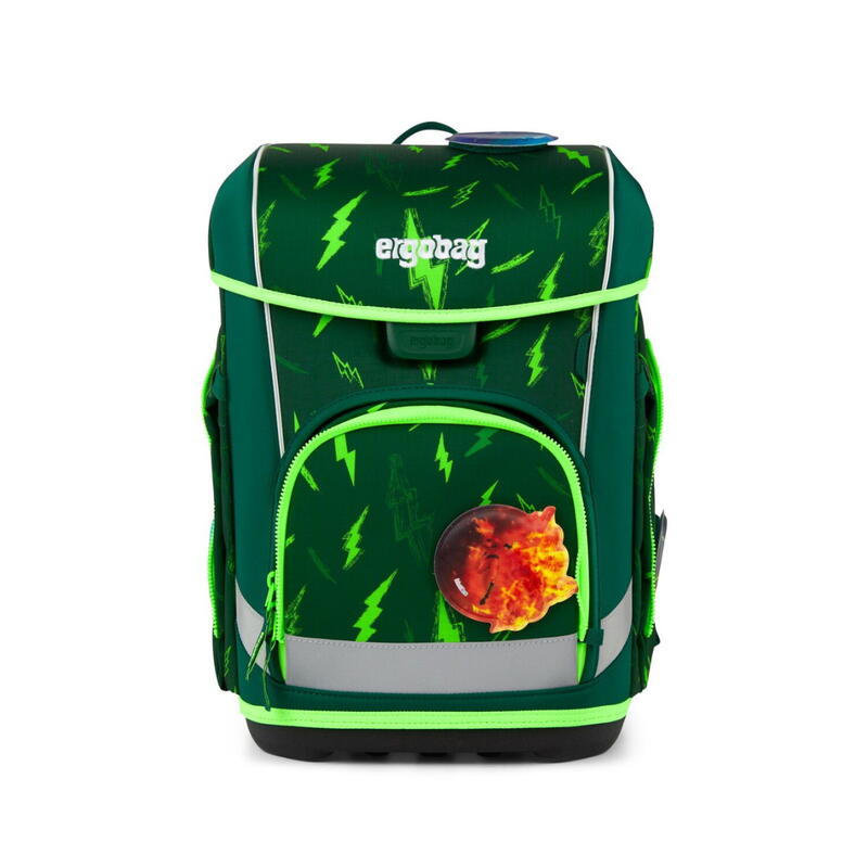 ergobag cubo light, Schulranzen-Set, 5-teilig, B�rtastisch, Color flash Edition Bild 2