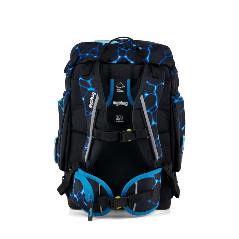 ergobag Schulranzen Maxi, 6-teiliges Set, Brassic Garden, Color flash Edition Bild 3