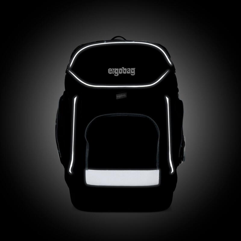 ergobag Schulranzen Maxi, 6-teiliges Set, Brassic Garden, Color flash Edition Bild 6