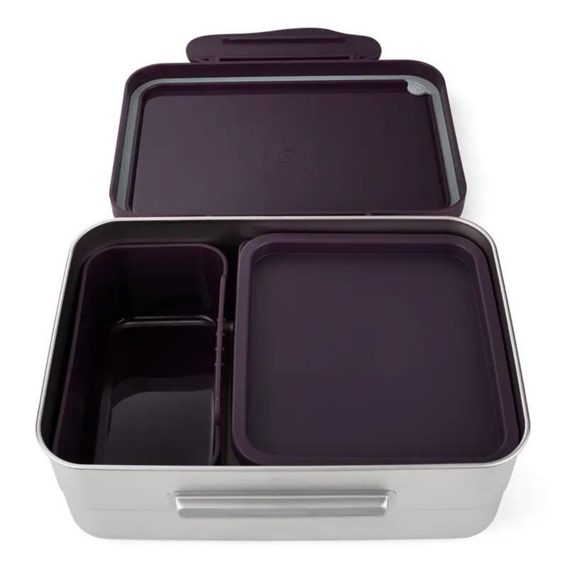 Edelstahl Brotdose, Edelstahl Lunchbox, Lunchbox, Vesperbox, Brotzeitdose, Ergobag Brotbox Bild 3