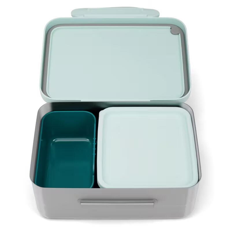 Edelstahl Brotdose Blumen, Edelstahl Lunchbox, Lunchbox, Vesperbox, Brotzeitdose, Ergobag Brotbox Bild 3