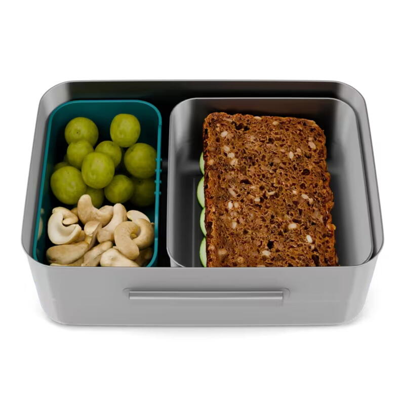 Edelstahl Brotdose Blumen, Edelstahl Lunchbox, Lunchbox, Vesperbox, Brotzeitdose, Ergobag Brotbox Bild 4