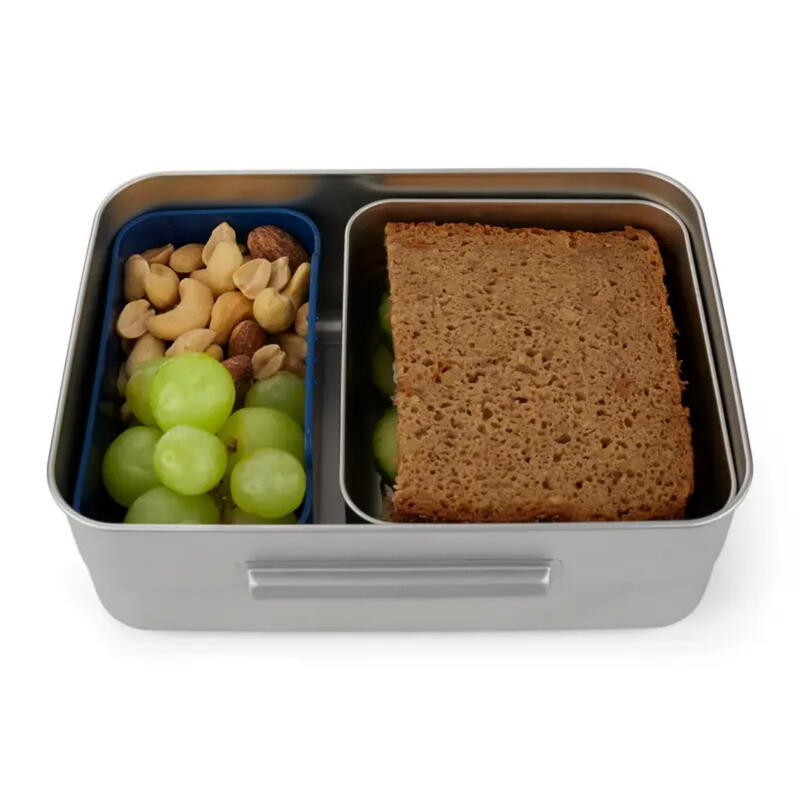Edelstahl Brotdose, Edelstahl Lunchbox, Lunchbox, Vesperbox, Brotzeitdose, Ergobag Brotbox Bild 4