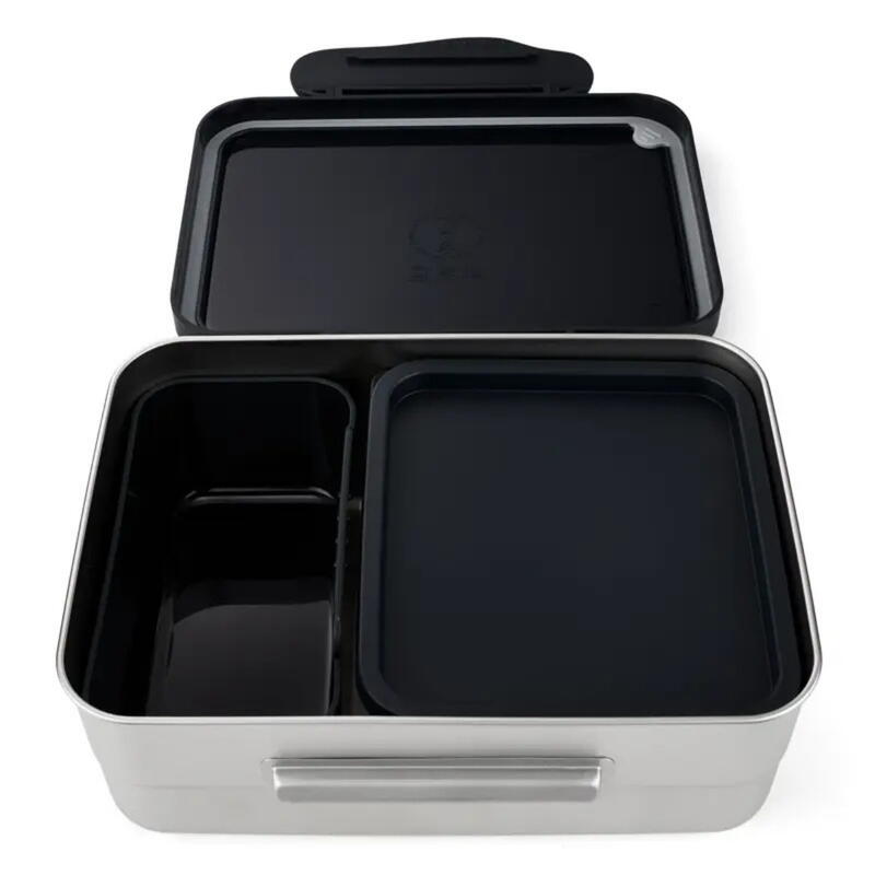Edelstahl Brotdose, Edelstahl Lunchbox, Lunchbox, Vesperbox, Brotzeitdose, Ergobag Brotbox Bild 3