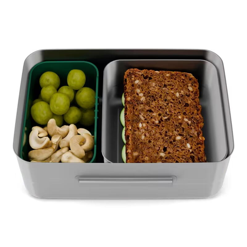 Edelstahl Brotdose Dschungel, Edelstahl Lunchbox, Lunchbox, Vesperbox, Brotzeitdose, Ergobag Brotbox Bild 4