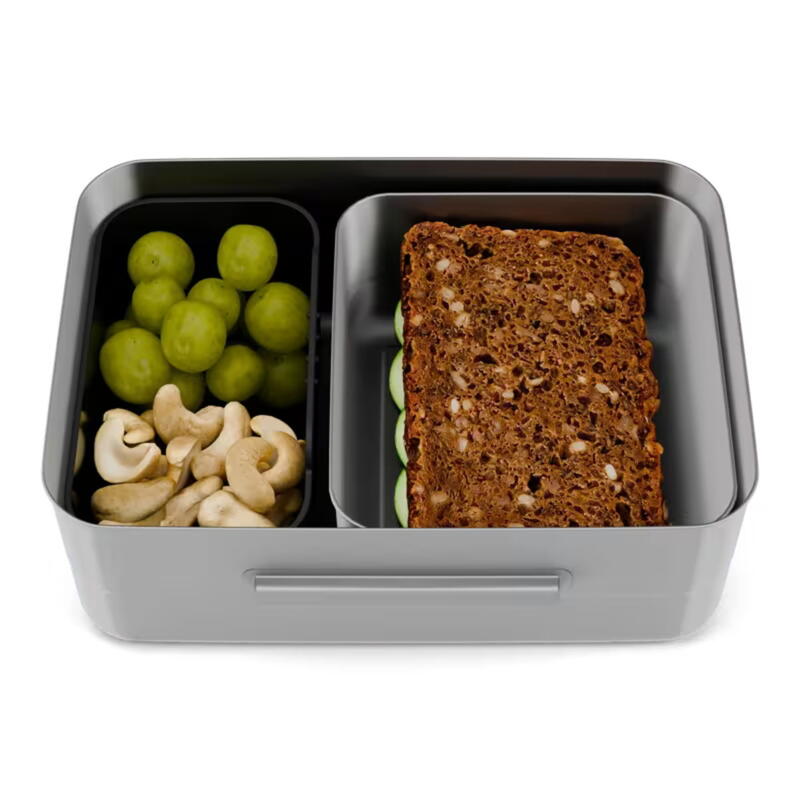 Edelstahl Brotdose Gewitter, Edelstahl Lunchbox, Lunchbox, Vesperbox, Brotzeitdose, Ergobag Brotbox Bild 4