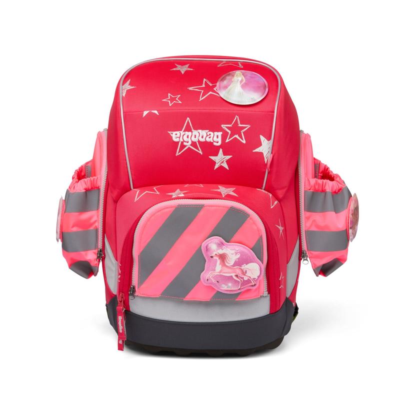 ergobag Seitentaschen Zip-Set mit Reflektorstreifen, pink Bild 2