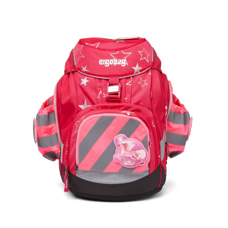 ergobag Seitentaschen Zip-Set mit Reflektorstreifen, pink Bild 3