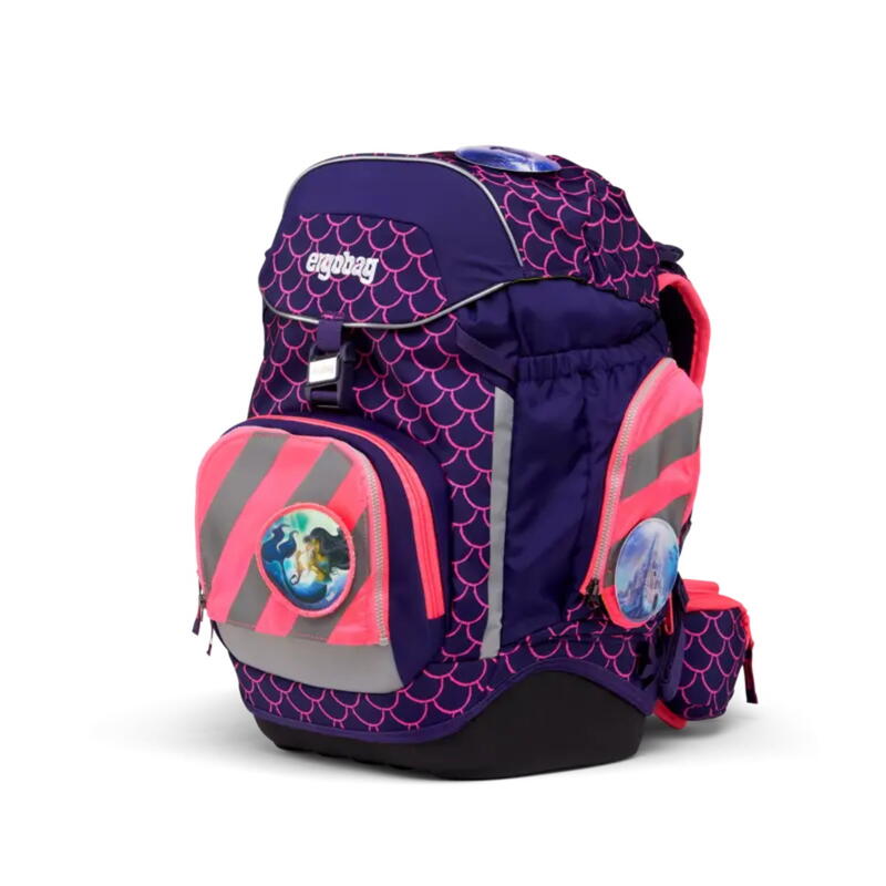 ergobag Seitentaschen Zip-Set mit Reflektorstreifen, pink Bild 6