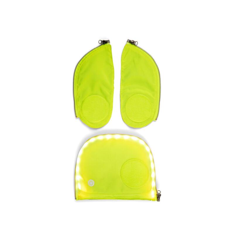 ergobag Seitentaschen Reflex Zip-Set, gelb Bild 3