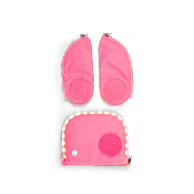 ergobag Seitentaschen Reflex Zip-Set, pink Bild 7