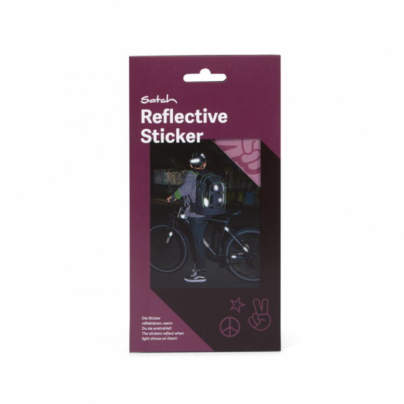 satch Reflective Sticker, purple Bild 3