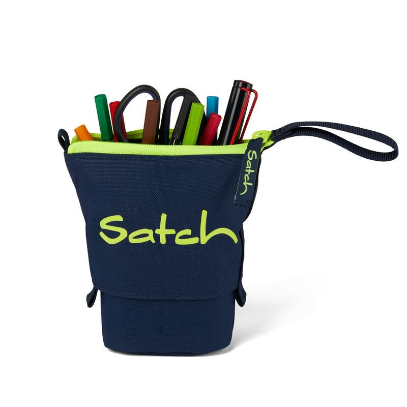 satch PENCIL SLIDER, Toxic Yellow, Schlampermppchen, Schlamperbox, Stiftebox Bild 2