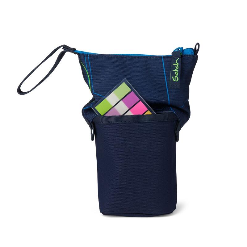 satch PENCIL SLIDER, Blue Tech, Schlampermppchen, Schlamperbox, Stiftebox Bild 3