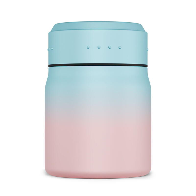 Satch Thermo Lunchbox Light Blue Graffiti Bild 2