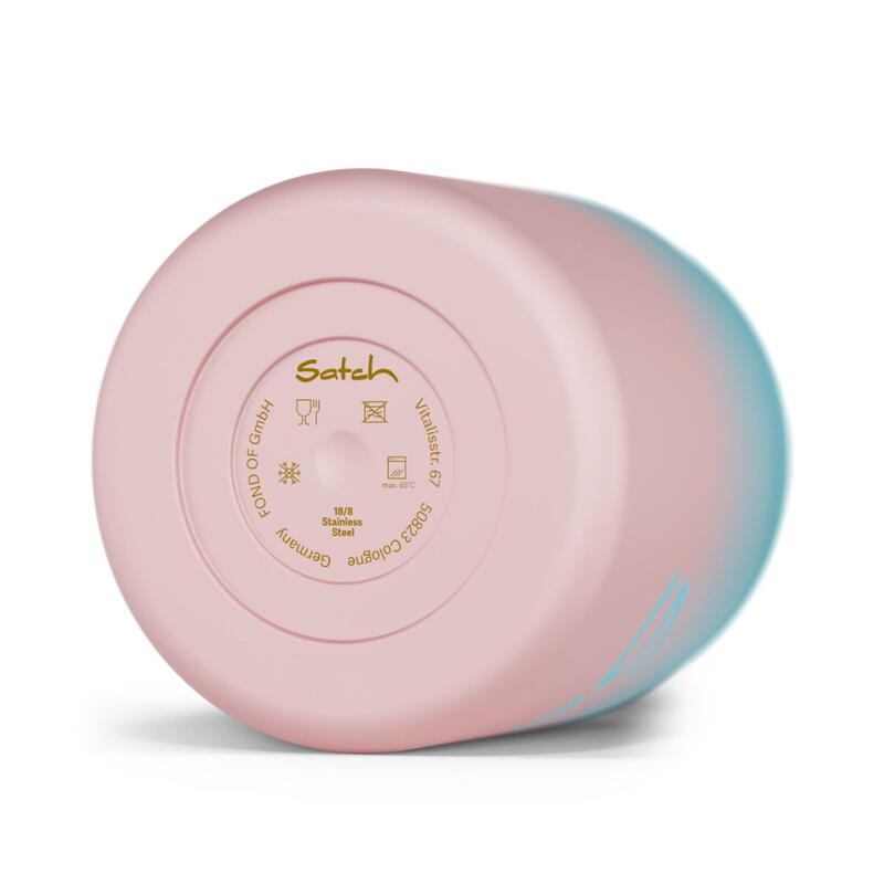 Satch Thermo Lunchbox Light Blue Graffiti Bild 5