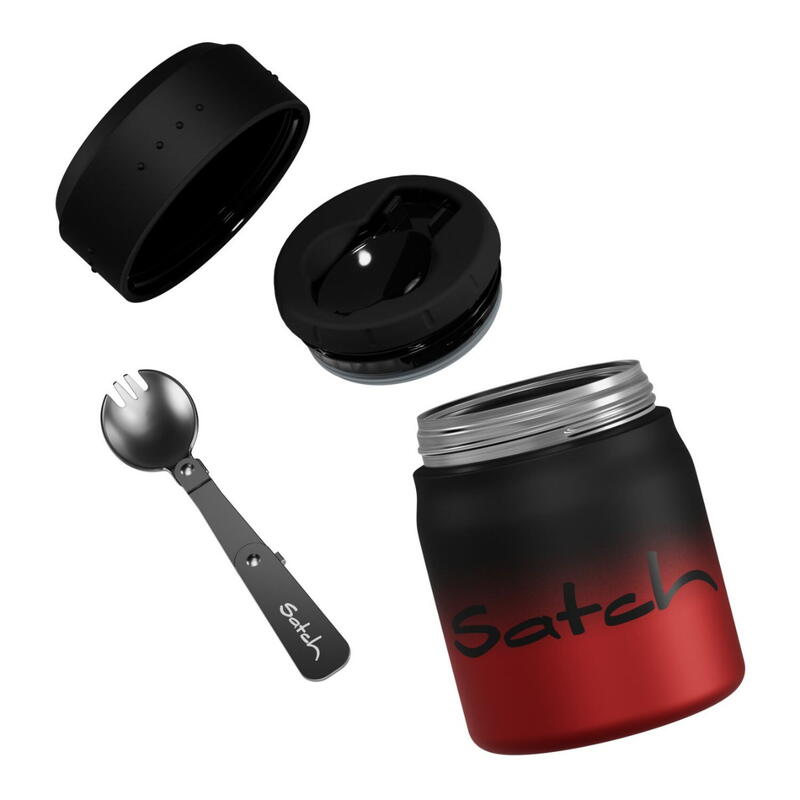 Satch Thermo Lunchbox Black Graffiti Bild 7