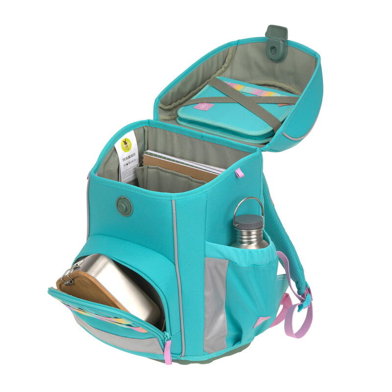 L�ssig-Slim, 7-teiliges Schulranzen-Set, Slim Unique turquoise Bild 7