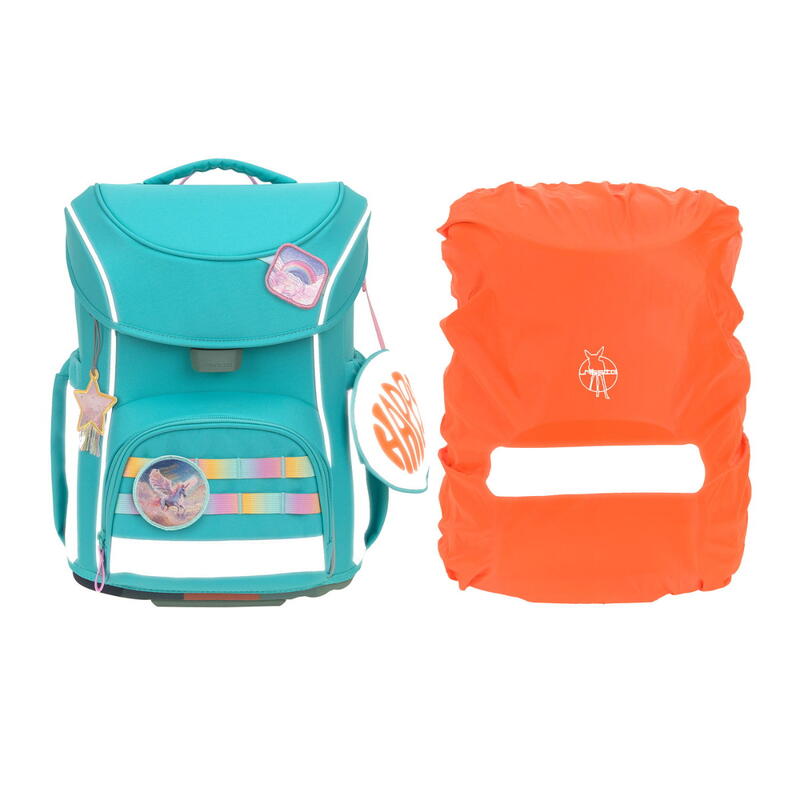 L�ssig-Slim, 7-teiliges Schulranzen-Set, Slim Unique turquoise Bild 8