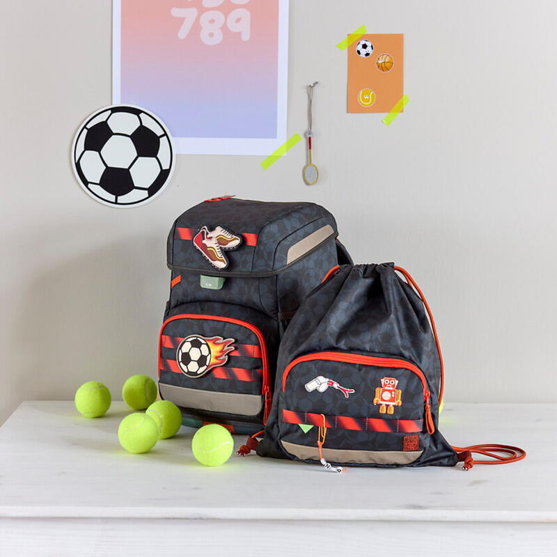 L�ssig, School Set Light Unique, School Set Football deep blue, Schulranzen-Set, Ranzen-Set, School-Set, Schulranzen leicht, erg Bild 10