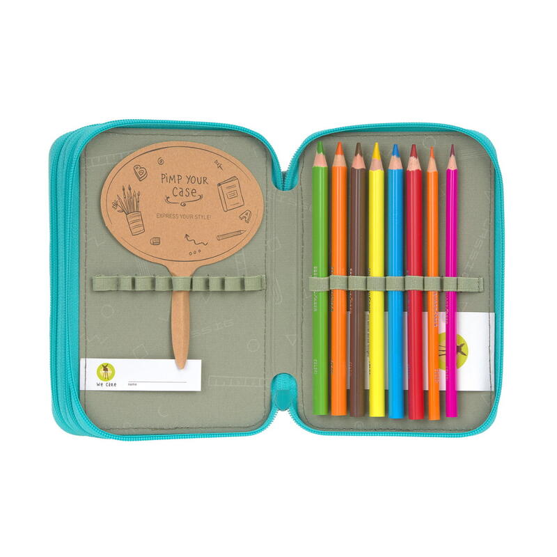 L�ssig Trriple Pencil Case Unique turquoise Bild 6