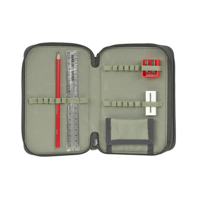 L�ssig Trriple Pencil Case Unique anthracite Bild 4