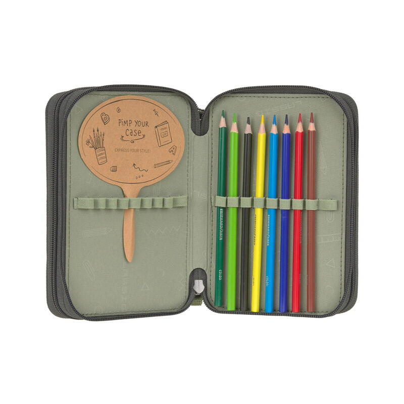 L�ssig Trriple Pencil Case Unique anthracite Bild 5