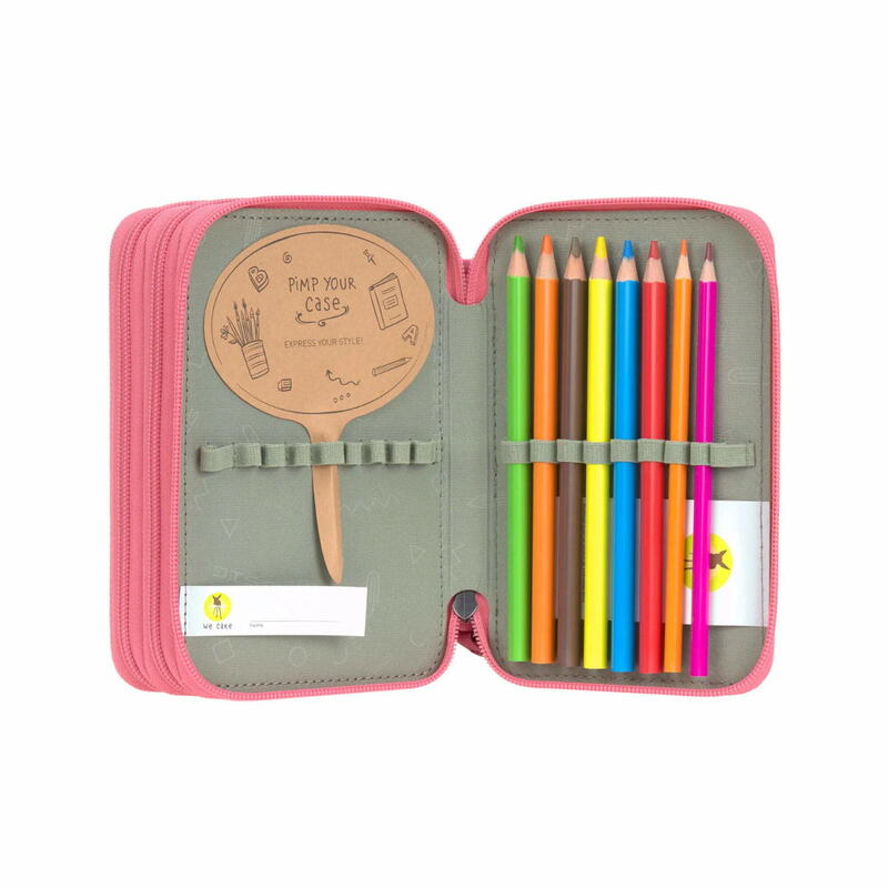 L�ssig Trriple Pencil Case Unique pink Bild 5