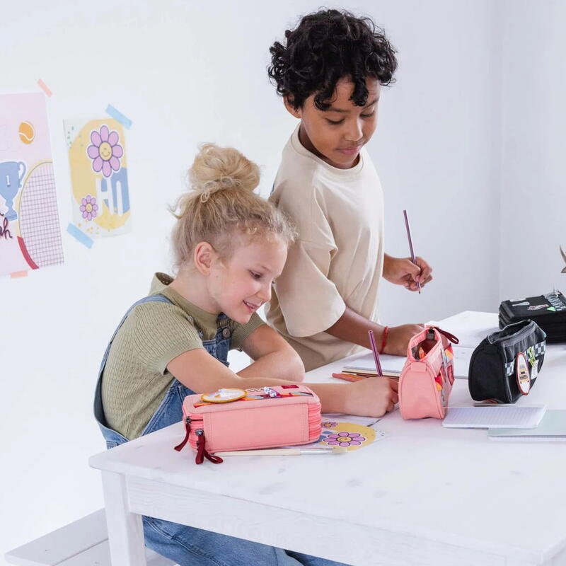 L�ssig Trriple Pencil Case Unique pink Bild 7