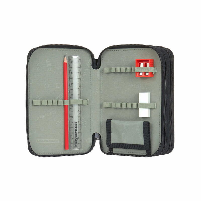 L�ssig Trriple Pencil Case Unique turquoise Bild 3