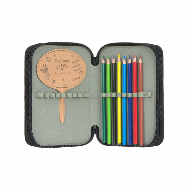 L�ssig Trriple Pencil Case Unique turquoise Bild 4