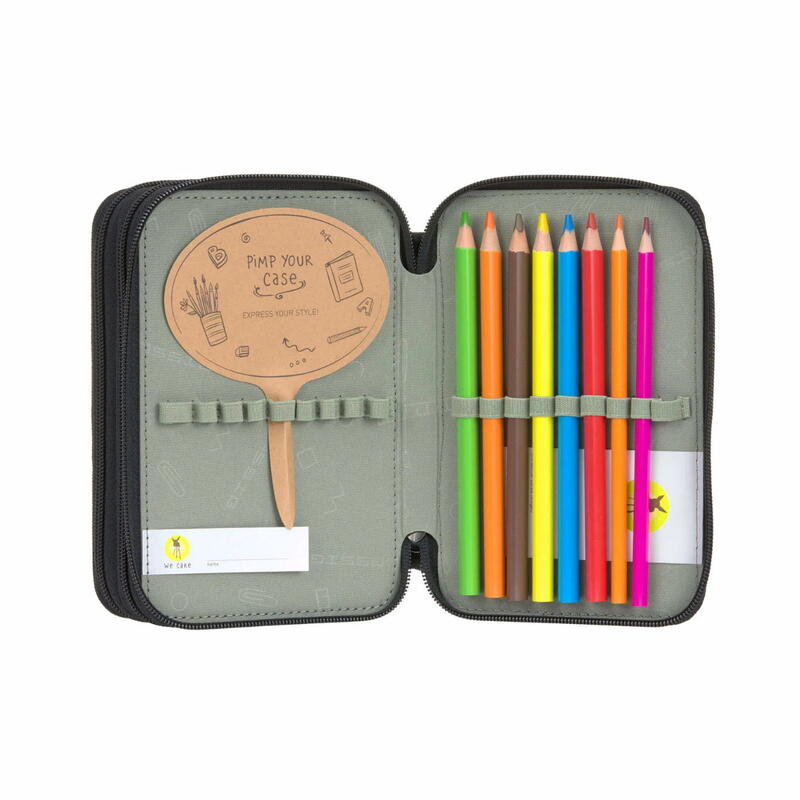 L�ssig Trriple Pencil Case Unique turquoise Bild 5