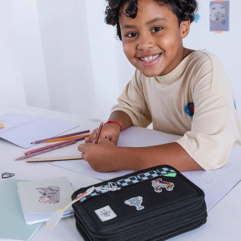 L�ssig Trriple Pencil Case Unique turquoise Bild 7