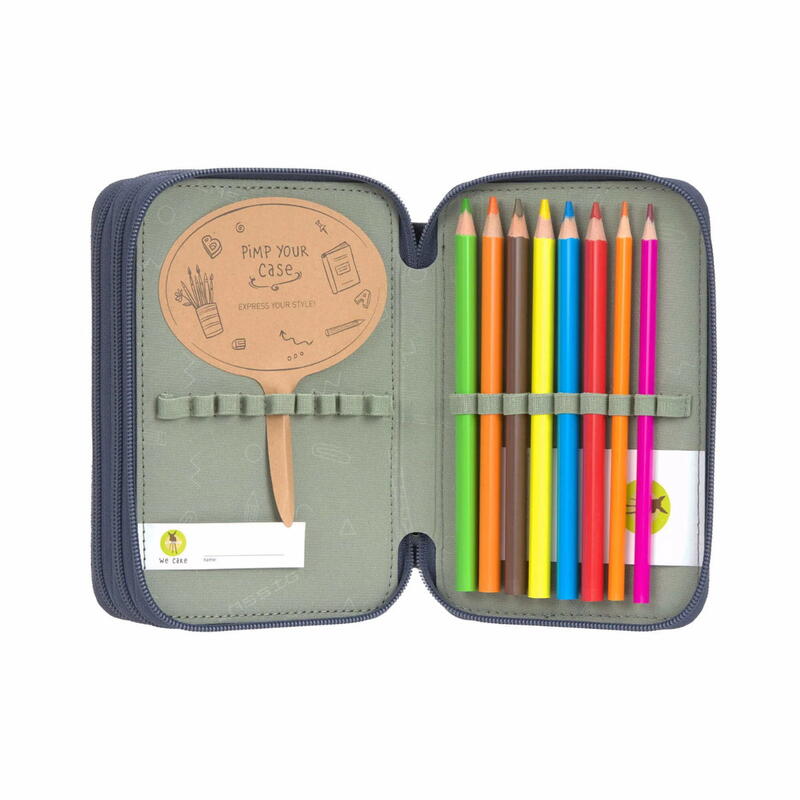L�ssig Trriple Pencil Case Unique navy Bild 5