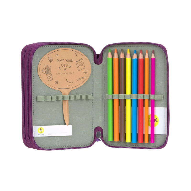 L�ssig Trriple Pencil Case Unique lilac Bild 6