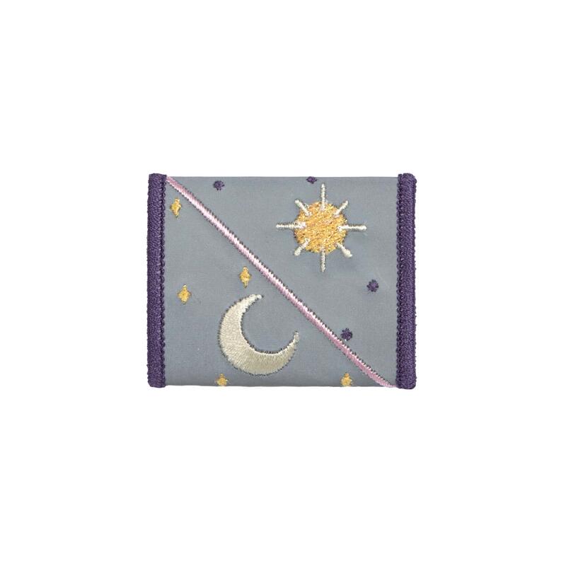 Lssig School Patches-Set, 3-teilig, 2 Patches + 1 Anhnger, Universe purple Bild 2