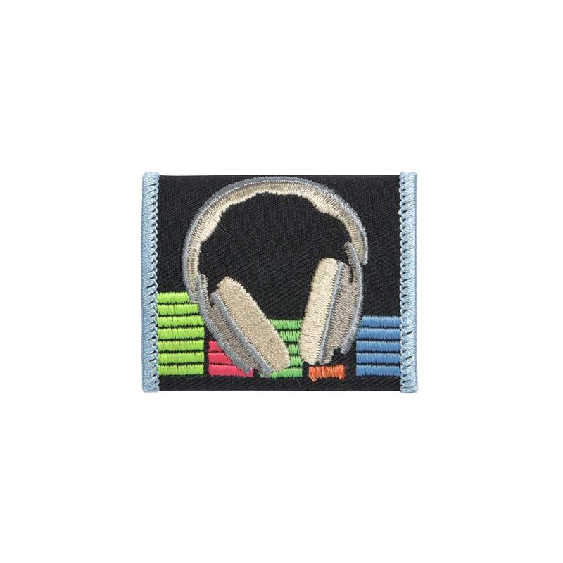 Lssig School Patches-Set, 3-teilig, 2 Patches + 1 Anhnger, Music Bild 2