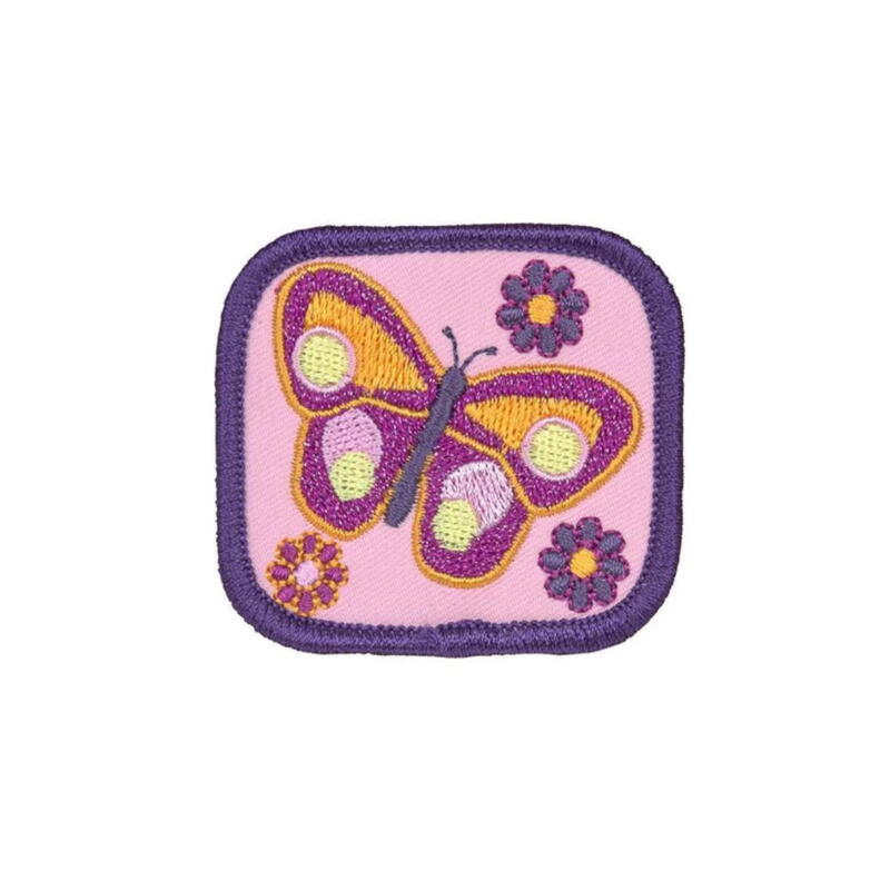 School Patches-Set, 3-teilig, 2 Patches + 1 Anh�nger, Flowers Bild 2