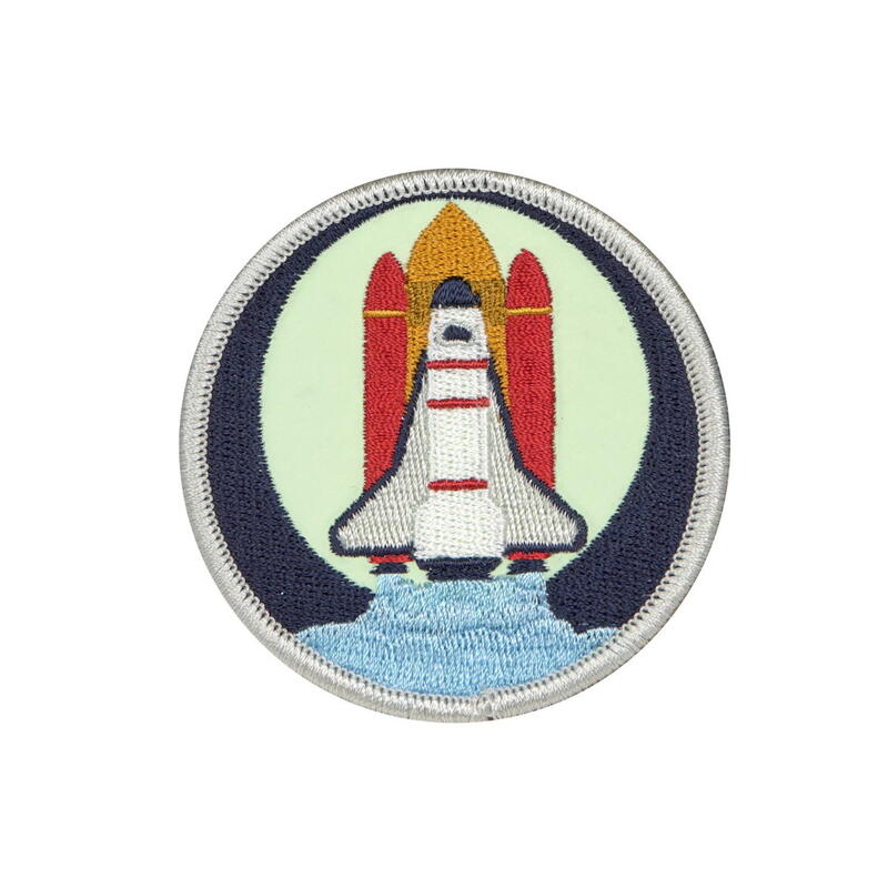 School Patches-Set, 3-teilig, 2 Patches + 1 Anh�nger, Spaces Bild 2