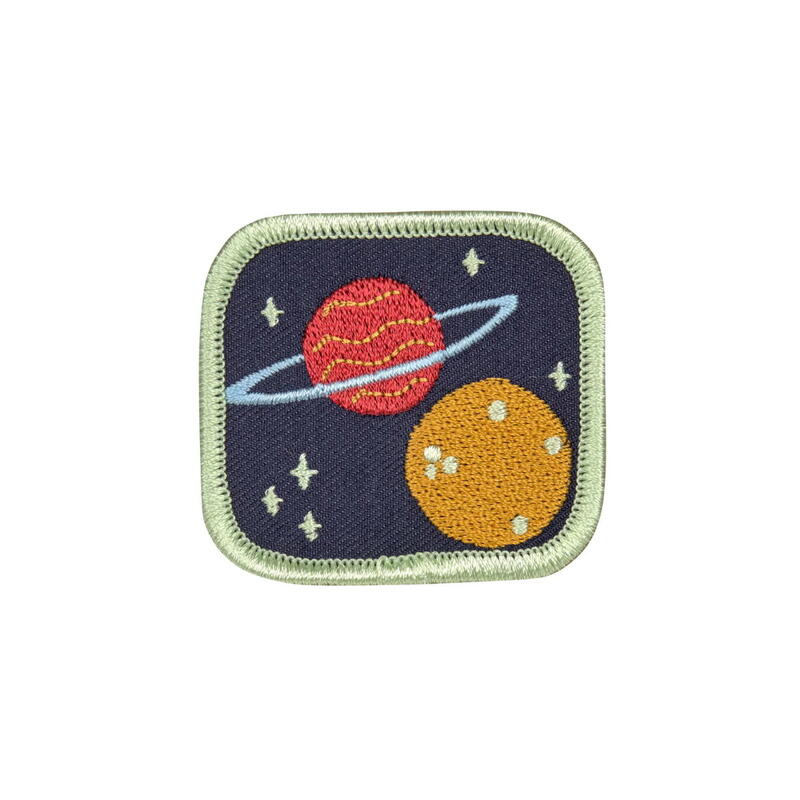 School Patches-Set, 3-teilig, 2 Patches + 1 Anh�nger, Spaces Bild 3