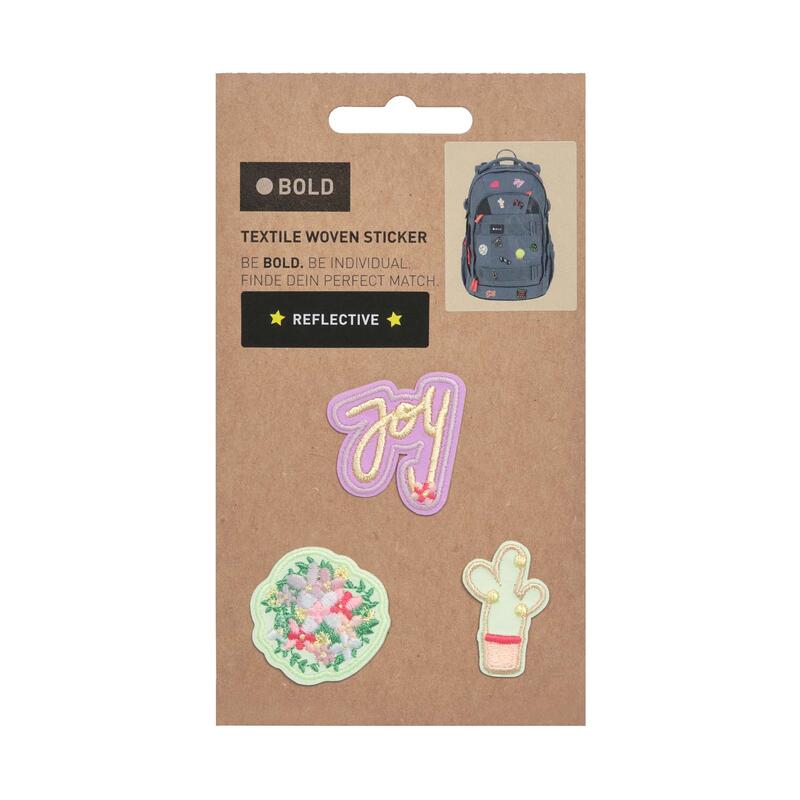 Lssig Textil Sticker-Set, 3-teilig, Joy purple Bild 5