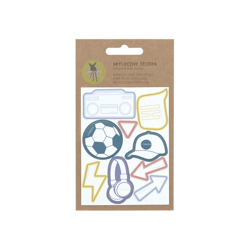 Lssig Reflective Sticker-Set, Football Bild 2