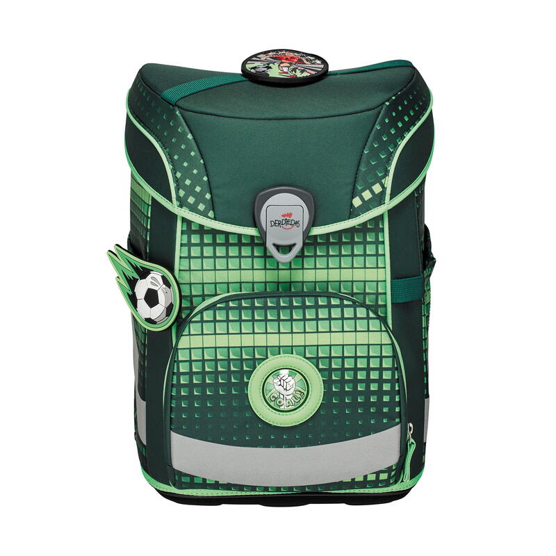 DerDieDas, Schulranzenset ErgoFlex Easy, 5-tlg. Soccer Green Bild 6
