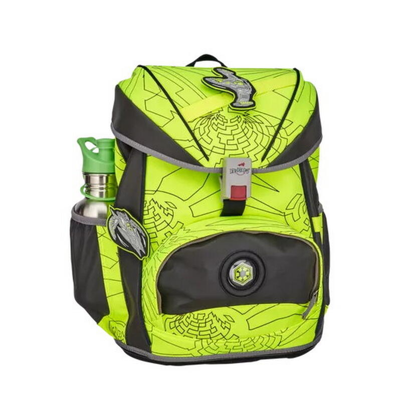 DerDieDas, Schulranzenset ErgoFlex Superflash Neon, 5-tlg. Neon Fighter Bild 3
