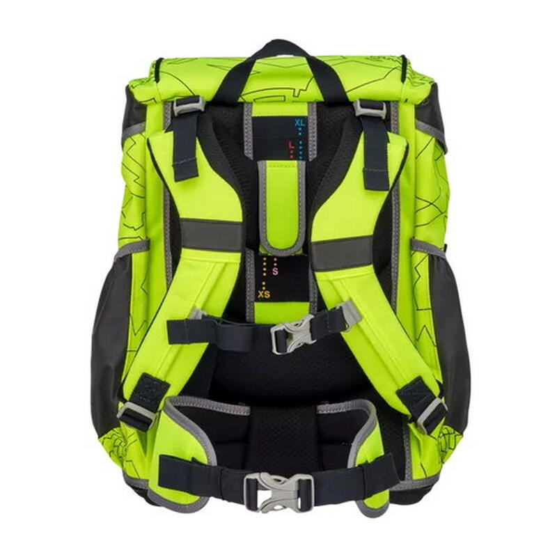 DerDieDas, Schulranzenset ErgoFlex Superflash Neon, 5-tlg. Neon Fighter Bild 4