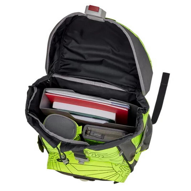 DerDieDas, Schulranzenset ErgoFlex Superflash Neon, 5-tlg. Neon Fighter Bild 5