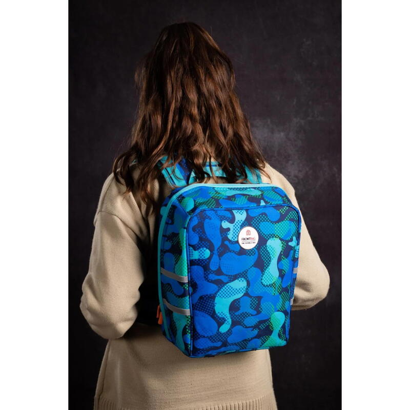 Schulranzen-Set Frontbag - The double Bag Camoublue - Schulrucksack Bild 7