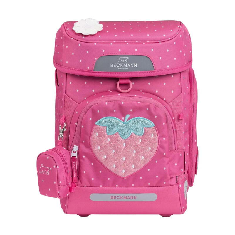 Beckmann Plus Air, Schulranzen-Set 6-teilig, Strawberry Bild 2